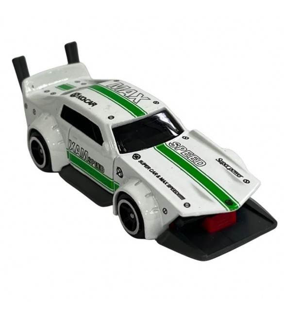 carrinho Die Cast Garagem S.A. Esportivo Futurista Branco carrinho Die Cast Garagem S.A. Esportivo Futurista Branco